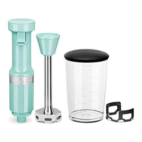 KitchenAid Variable Speed Corded Hand Blender KHBV53 Ice Blue | 180W Power for Smoothies & Soups thumbnail 3