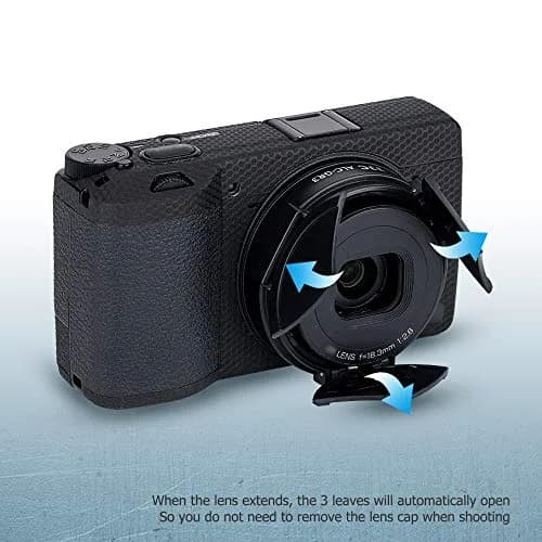 JJC Auto Lens Cap for Ricoh GR III GR III HDF, 56mm (2.2 inches) Diameter | Protects Lens from Dust, Moisture & Scratches thumbnail 4