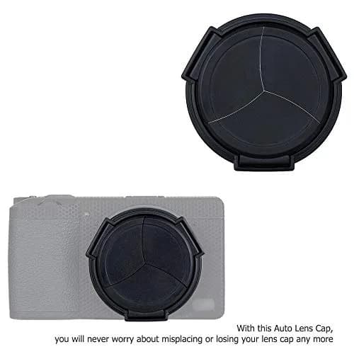 JJC Auto Lens Cap for Ricoh GR III GR III HDF, 56mm (2.2 inches) Diameter | Protects Lens from Dust, Moisture & Scratches thumbnail 2