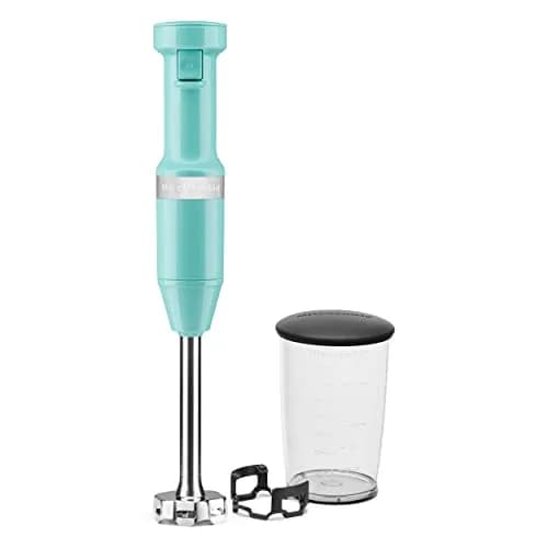 KitchenAid Variable Speed Corded Hand Blender KHBV53 Aqua Sky 1L (33.8 oz) | Blends Smoothies, Soups, Sauces thumbnail 2
