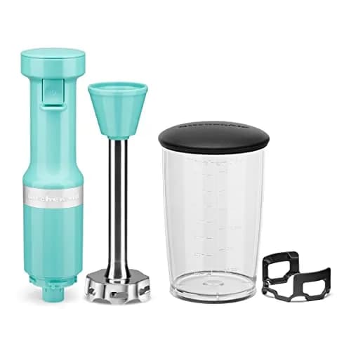 KitchenAid Variable Speed Corded Hand Blender KHBV53 Aqua Sky 1L (33.8 oz) | Blends Smoothies, Soups, Sauces thumbnail 3