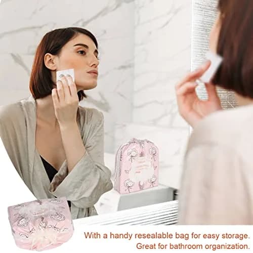 OMSM Cotton Pads Facial Makeup Remover Squares 222PCS | 3-Layer Ultra-Absorbent Pure Cotton thumbnail 4