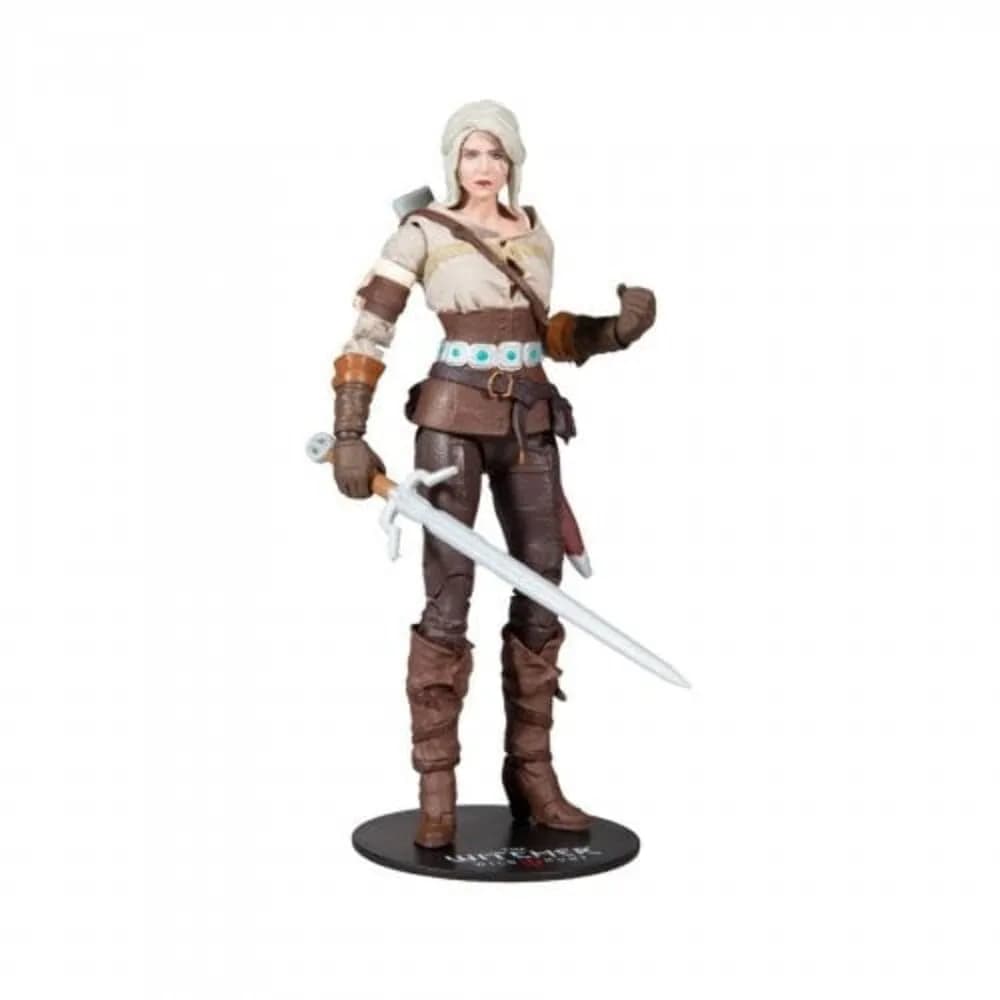 McFarlane Toys Witcher Gaming 7" Ciri Action Figure | Detailed, Fully Articulated, Wave 2 — Multicolor