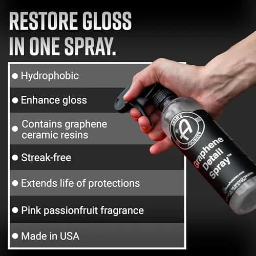Adam's Polishes Graphene Detail Spray 16 fl oz | Waterless Car Coating & Protection thumbnail 2