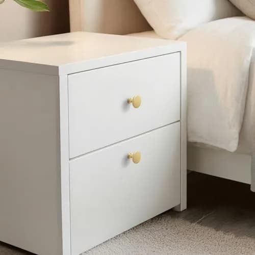 Goldenwarm 25Pack Gold Dresser Knobs Cabinet Knobs | Brass Round Handles for Cabinets & Drawers thumbnail 5