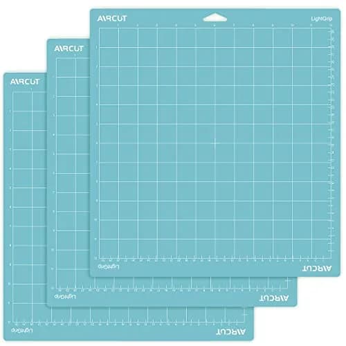 AIRCUT Blue 3-Piece 12x12 Inch Cutting Mat Set | Light Grip Adhesive for Cricut Maker & Explore Series thumbnail 1