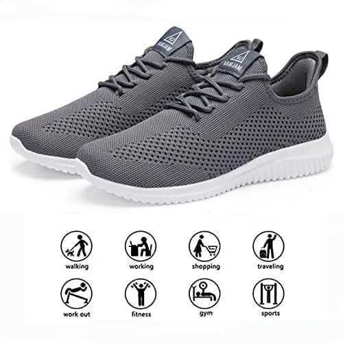VAMJAM Men's Running Shoes Ultra Lightweight Breathable Mesh Size 12 | Non Slip Athletic Sneakers thumbnail 6