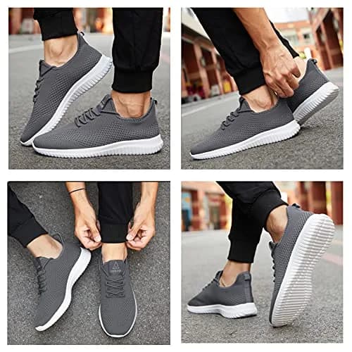 VAMJAM Men's Running Shoes Ultra Lightweight Breathable Mesh Size 12 | Non Slip Athletic Sneakers thumbnail 7