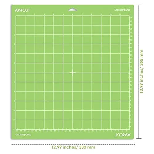 AIRCUT 3-Pack 12x12 Inch Cutting Mats for Cricut Maker & Explore Series | Standard, Light & Strong Grip Variety thumbnail 7