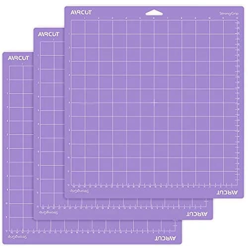 AIRCUT 3-Piece 12x12 inch Cutting Mat Set | Strong, Standard, Light Grip for Cricut Maker & Explore Machines thumbnail 1