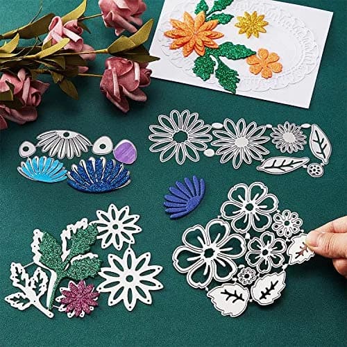 Patelai Flower Metal Cutting Dies 4 Sets | 23 Styles Embossing Stencils for Crafts thumbnail 7
