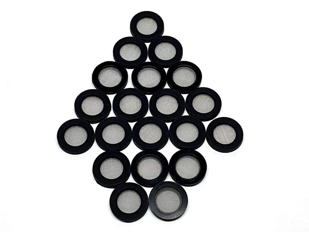 Olivia tree Black Silicone Washer Filter Gasket 20 Pcs (1.9 cm / 0.75 inch) | Prevents Leaks & Saves Water — Black 20 Pcs