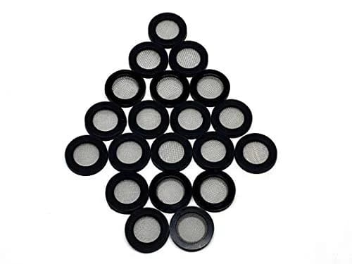 Olivia tree Black Silicone Washer Filter Gasket 20 Pcs (1.9 cm / 0.75 inch) | Prevents Leaks & Saves Water thumbnail 1