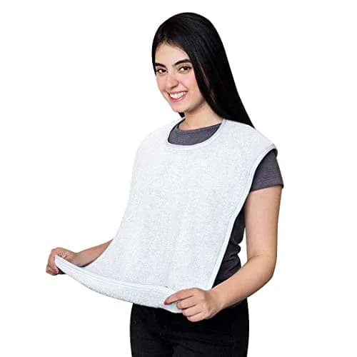 Avalon Towels Adult Terry Cloth Bibs with Hook & Loop Closure, 18" x 30" (Pack of 4) | Full Coverage Clothing Protectors thumbnail 6