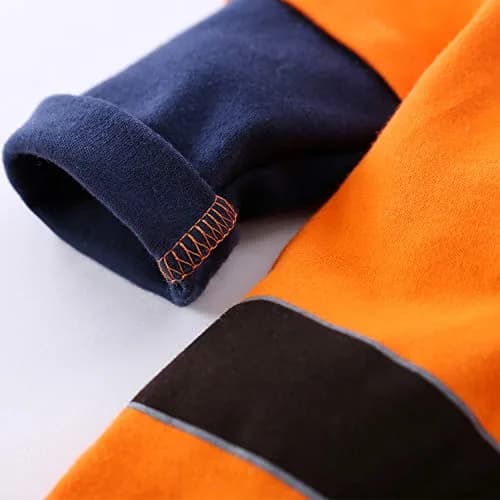 RELABTABY Baby Boys Girls Long Sleeve Romper Jumpsuit Outfits for Newborns & Toddlers | 100% Cotton thumbnail 3