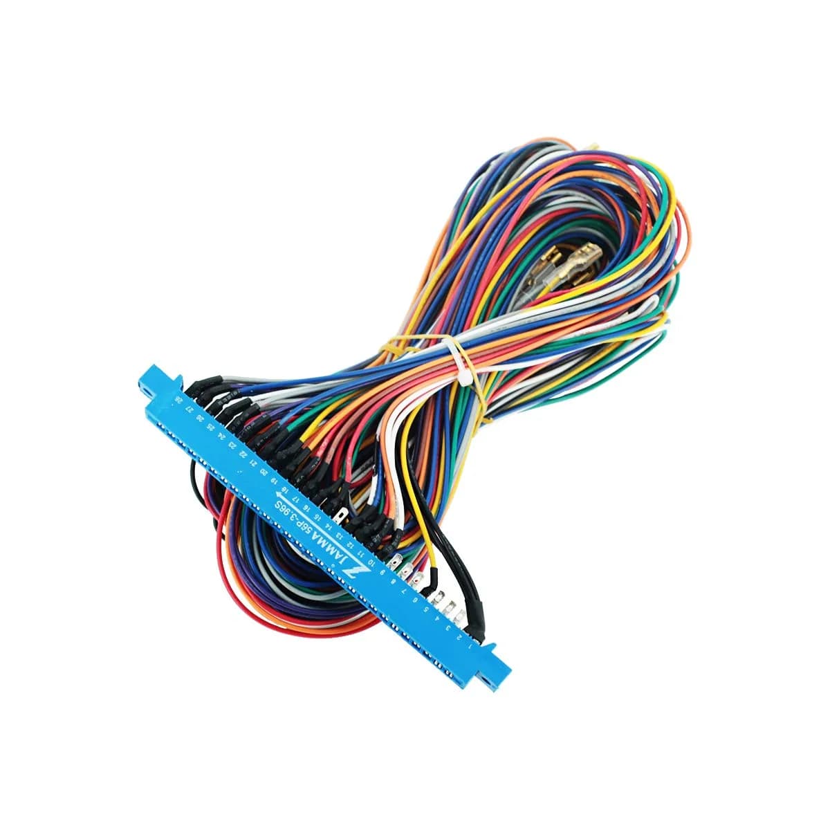 DEVMO 28 Pins Jamma Harness Cabinet Wire Wiring Loom for Arcade Game PCB Video Board Machine Video Consoles Jamma Pandora Box 4 5 6 | 5 Foot Length, 22AWG for Arcade Cabinets