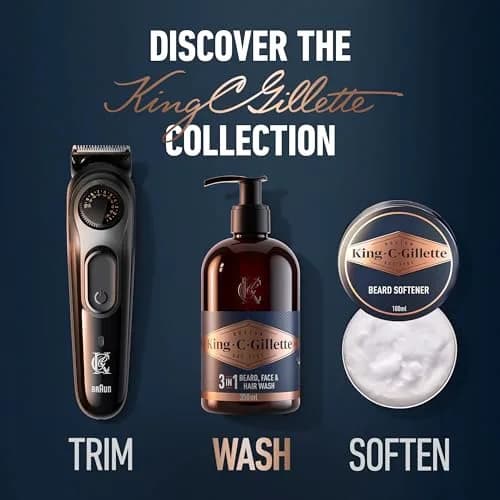 King C. Gillette Beard Wash for Men 350ml (11.8 Fl Oz) | Cleanses Hair and Skin with Argan & Avocado Oil thumbnail 8