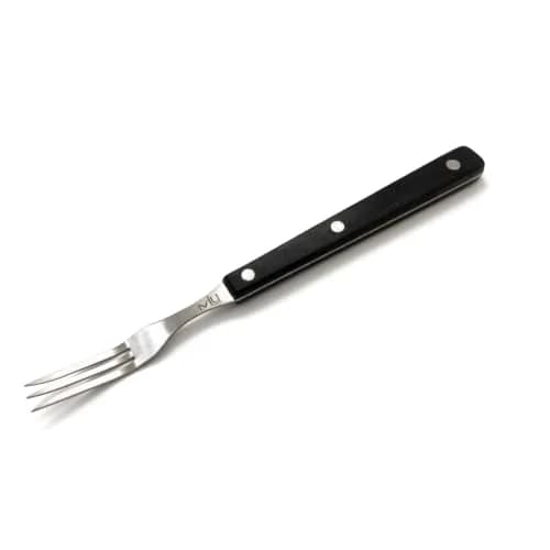 WALLFARM Stainless Steel 3 Prong Granny Fork, 10 Inch | Compact Kitchen Carving & Serving Tool thumbnail 1