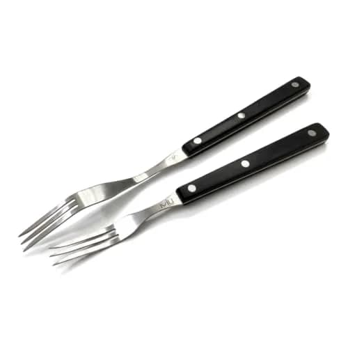 WALLFARM Stainless Steel 3 Prong Granny Fork, 10 Inch | Compact Kitchen Carving & Serving Tool thumbnail 4