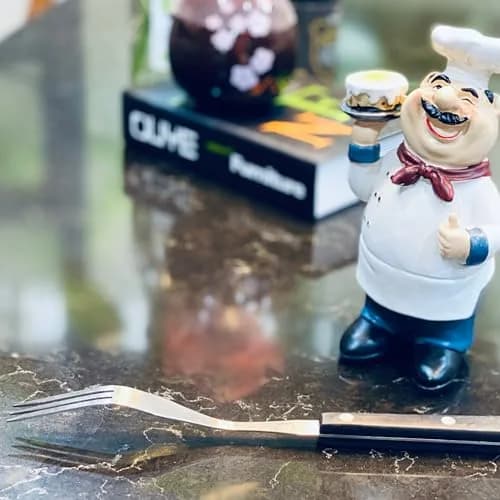 WALLFARM Stainless Steel 3 Prong Granny Fork, 10 Inch | Compact Kitchen Carving & Serving Tool thumbnail 9