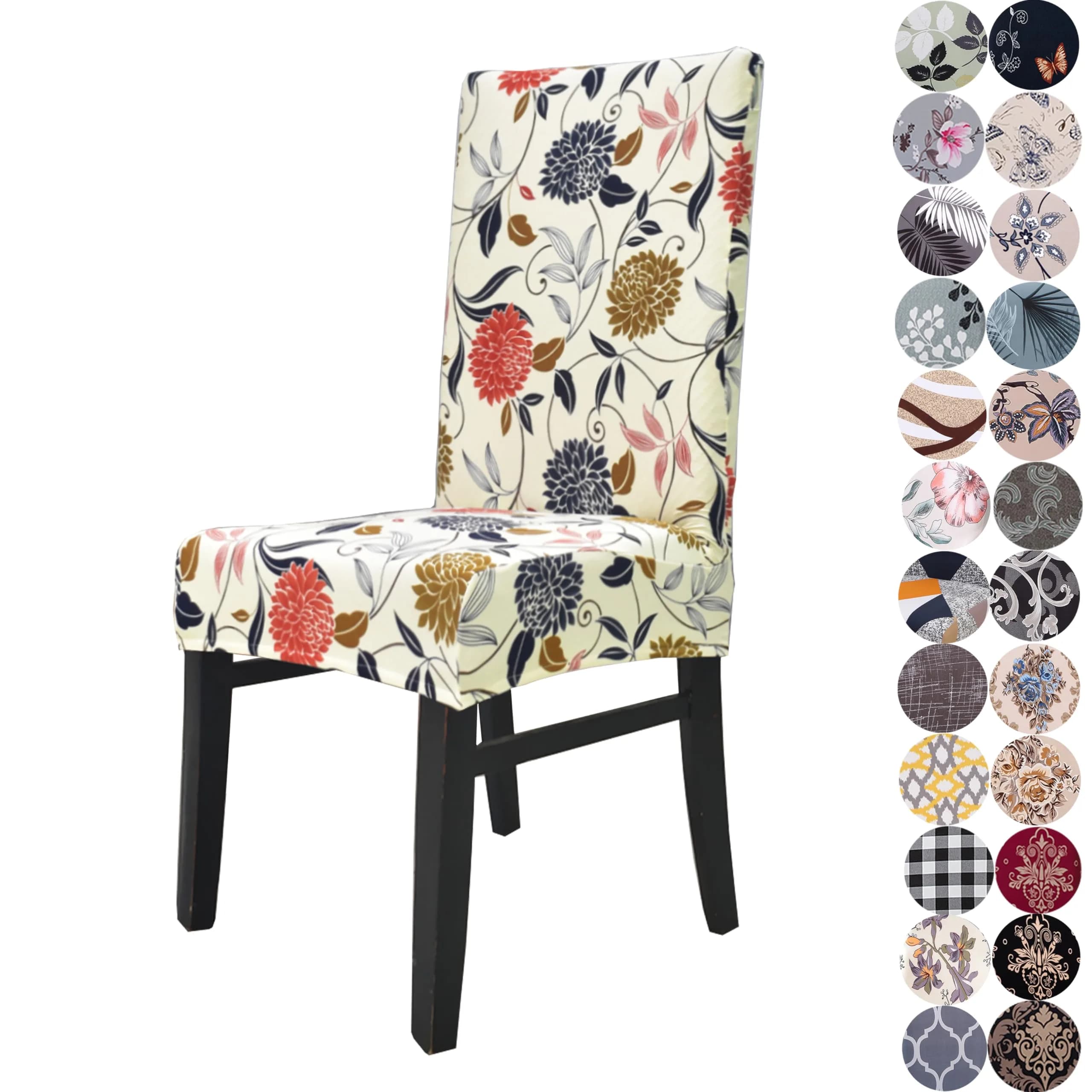 Lalluxy Stretchy Washable Parson Dining Chair Covers Set of 4 | Wrinkle-Resistant, Easy Care, Perfect Fit