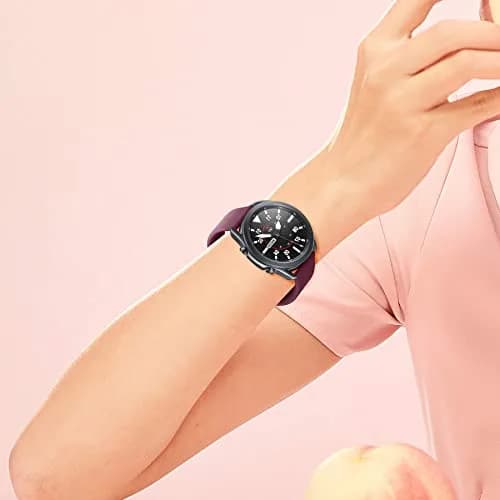 Five Star Online 22mm Smart Watch Bands Compatible with Samsung Galaxy Watch 3 45mm & Gear S3, Soft Silicone Sport Strap, Large Size (165-216mm Wrist) thumbnail 4