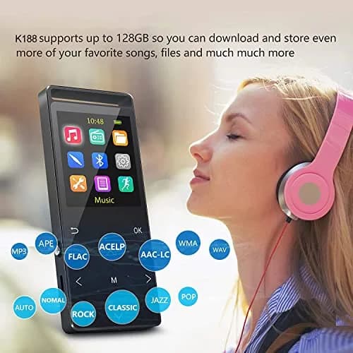 MUSRUN 64GB MP3 Player with Bluetooth & Armband | 64GB (64GB Micro SD Card Included) thumbnail 4
