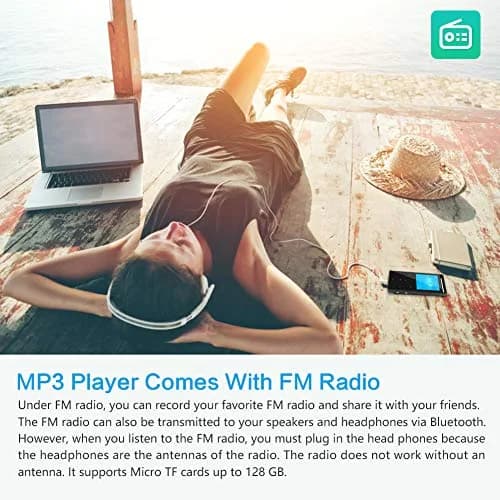 MUSRUN 64GB MP3 Player with Bluetooth & Armband | 64GB (64GB Micro SD Card Included) thumbnail 6