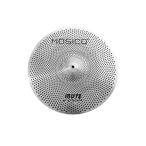 Arborea Silver Low Volume Cymbal Pack Mute Set 5 Pieces | Practice Quiet Cymbal Set for Drum Sets thumbnail 4