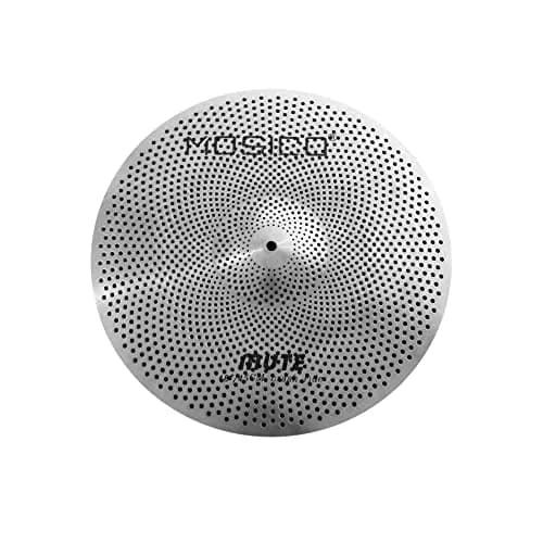 Arborea Silver Low Volume Cymbal Pack Mute Set 5 Pieces | Practice Quiet Cymbal Set for Drum Sets thumbnail 8