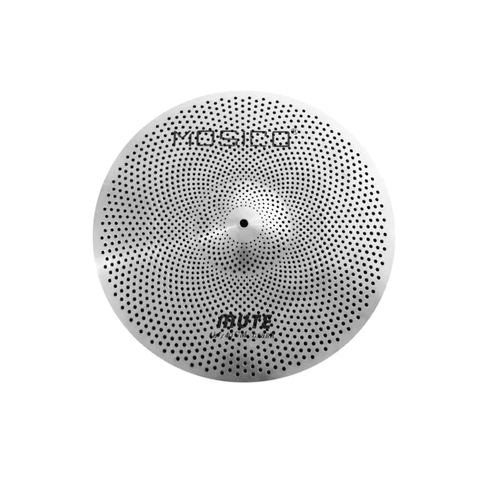 Arborea Silver Low Volume Cymbal Pack Mute Set 5 Pieces | Practice Quiet Cymbal Set for Drum Sets - view 4
