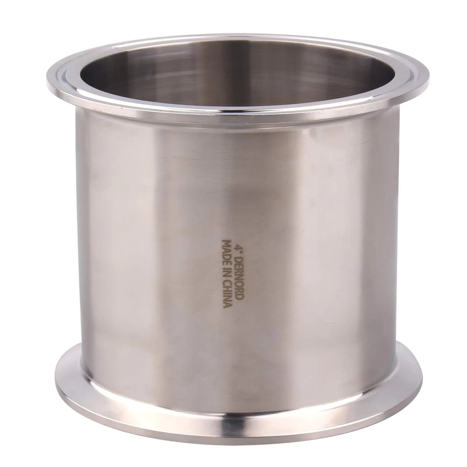 DERNORD Sanitary Spool Tube with 4 Inch Tri Clamp Ends, Stainless Steel 304 Seamless Tubing 102mm (4 Inch) | Industrial Fluid & Gas Transport — 4 Inch