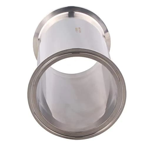DERNORD Sanitary Spool Tube with Clamp Ends, Stainless Steel 304, 8 Inch | Seamless Round Tubing for Sanitary Use thumbnail 4