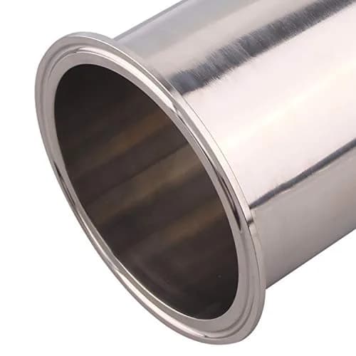 DERNORD Sanitary Spool Tube with Clamp Ends, Stainless Steel 304, 8 Inch | Seamless Round Tubing for Sanitary Use thumbnail 5