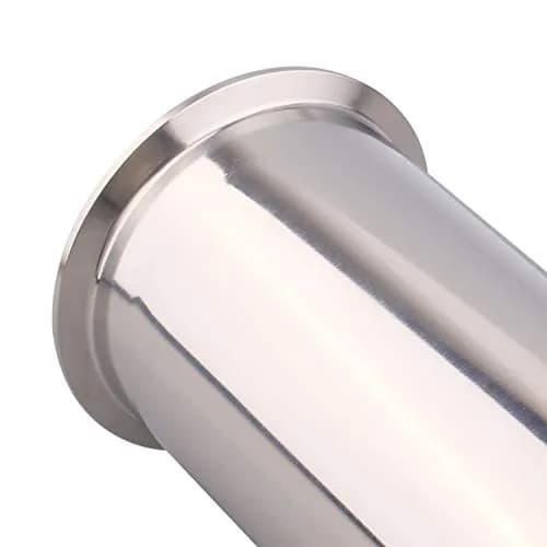 DERNORD Sanitary Spool Tube with Clamp Ends, Stainless Steel 304, 8 Inch | Seamless Round Tubing for Sanitary Use thumbnail 6