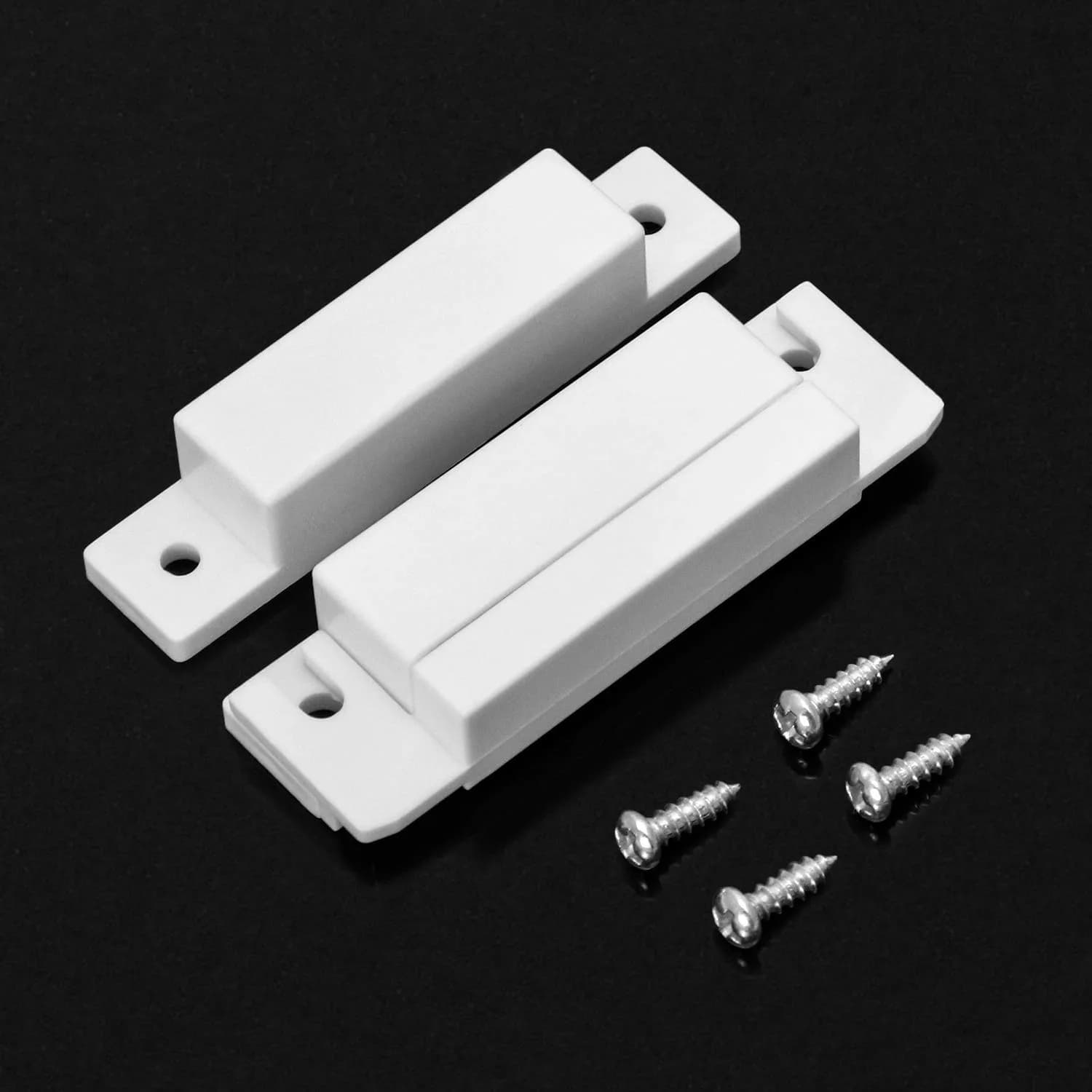 QWORK MC-31 Wired Surface-Mounted NC Magnetic Door Window Contact Sensor Alarm Reed Switch, White, Pack of 5 | Electronic Switch for Home Security - view 2