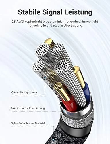 AINOPE USB to USB Cable 3.3FT | Double End Type A Cord for Data Transfer, Never Rupture, Compatible with External Hard Drives & Devices thumbnail 5