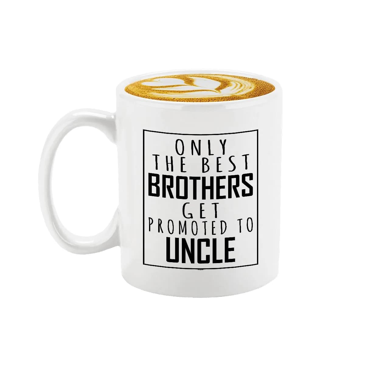 Veracco Uncle Mug, Promoted to Uncle Pregnancy Announcement Gift, Ceramic Coffee Mug 325ml (11 fl oz) - main product image