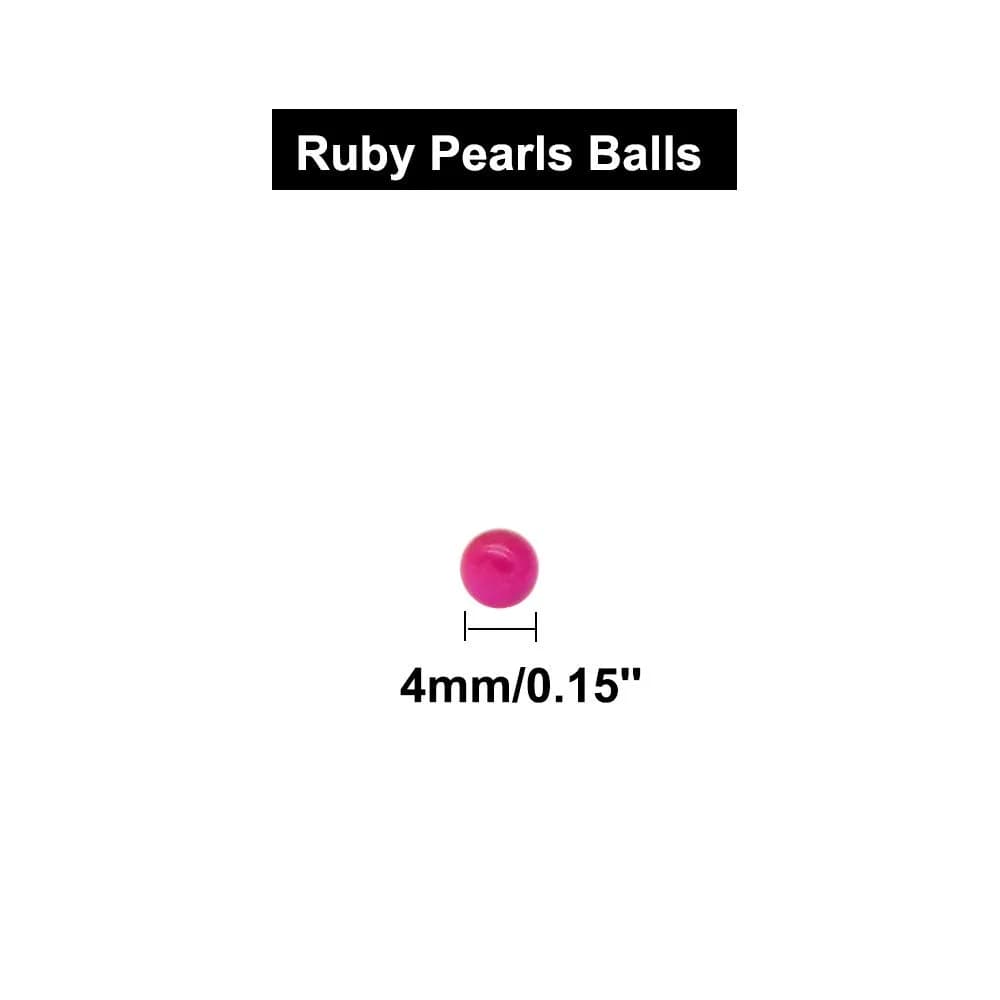 Bandelt 4mm Synthetic Ruby Balls (16 Pack) | Precision Ruby Ball Inserts for CNC Probe Stylus, Jewelry Making, Beading, Bracelets & Crafts - view 2