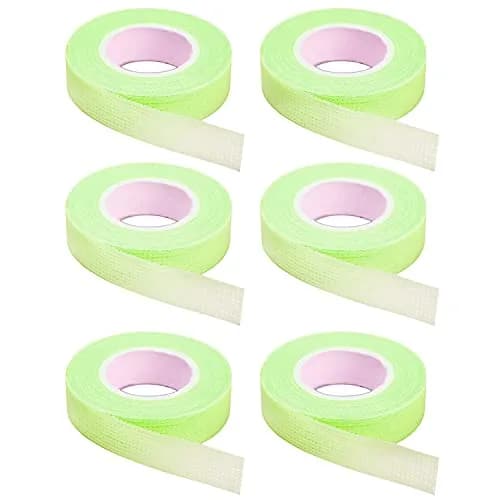 JASSINS Green Adhesive Tape 6 Rolls | Breathable & Skin-Friendly for Eyelash Extensions thumbnail 1