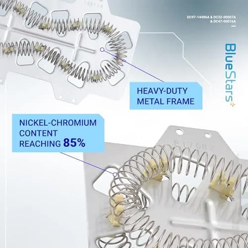 [BlueStars] Upgraded Dryer Heating Element Kit for Samsung & Kenmore | Exact Fit & Durable (70-120 chars) thumbnail 5