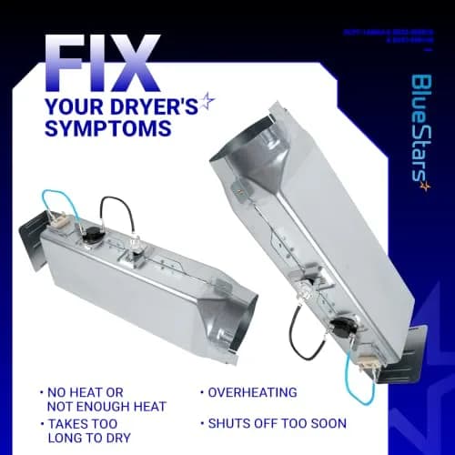 [BlueStars] Upgraded Dryer Heating Element Kit for Samsung & Kenmore | Exact Fit & Durable (70-120 chars) thumbnail 6