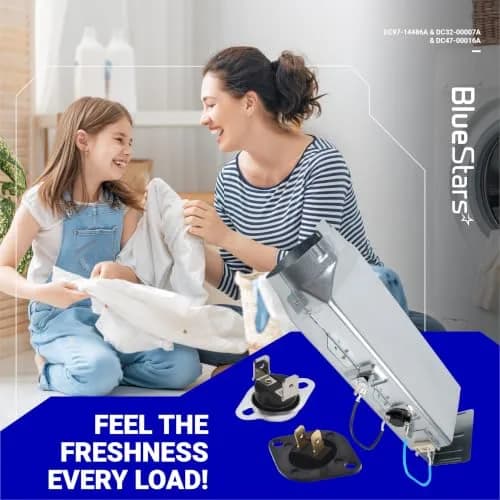 [BlueStars] Upgraded Dryer Heating Element Kit for Samsung & Kenmore | Exact Fit & Durable (70-120 chars) thumbnail 7
