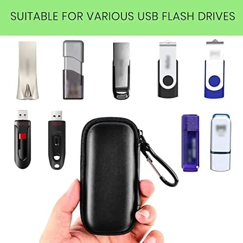 ALKOO USB Flash Drive Case, Memory Card Organizer | Compact Hard Shell Storage for SD & USB Drives thumbnail 2
