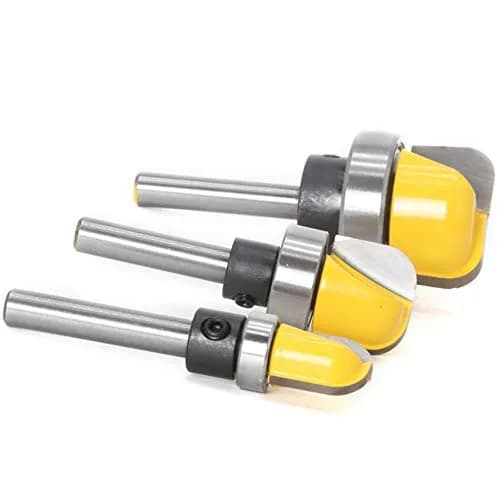 YAKAMOZ Router Bit Set 1/4" Shank | Micro-Grain Tungsten Carbide, Anti-Kickback, Precision for Woodworking thumbnail 7