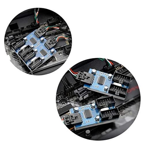 skineat USB 2.0 Splitter 1 to 4 Female Motherboard Hub | 30cm Cable thumbnail 3
