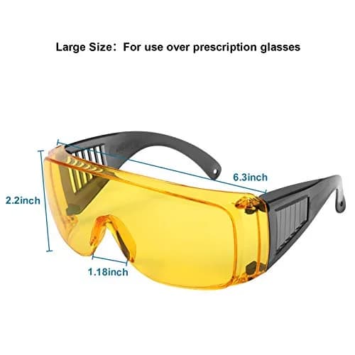 LaneTop Shooting Glasses Over Prescription Glasses | Anti Fog Eye Protection (OTG) thumbnail 4