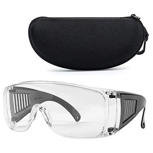 LaneTop Shooting Glasses Over Eyeglasses, Anti Fog Eye Protection for Shooting Range, Clear Lens thumbnail 1