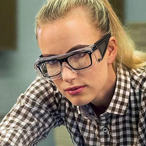 LaneTop Shooting Glasses Over Eyeglasses, Anti Fog Eye Protection for Shooting Range, Clear Lens thumbnail 7