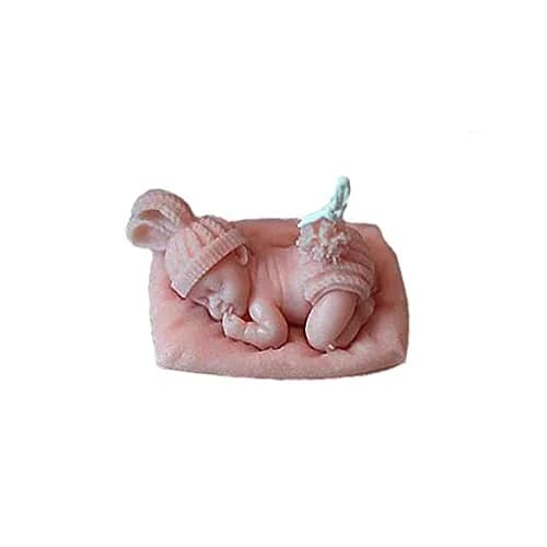 XLZSP 3D Cute Sleeping Baby Silicone Fondant Mold 10.4 cm (4.1 in) | DIY Cake Decorating Supplies thumbnail 7